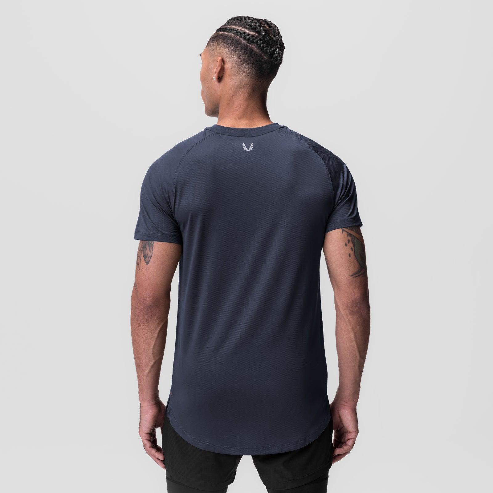 0660. AeroSilver® Established Tee - Navy Male Product Image