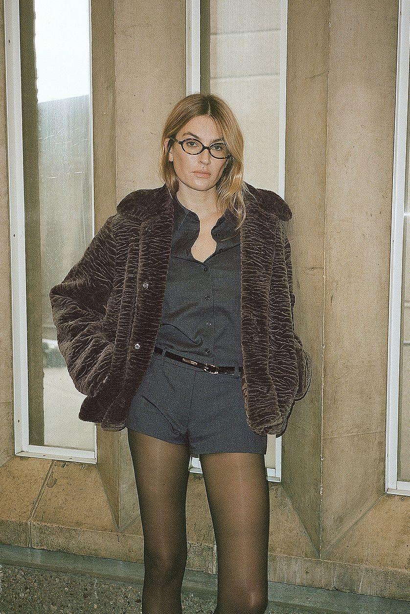 Faux Fur Short Jacket Product Image