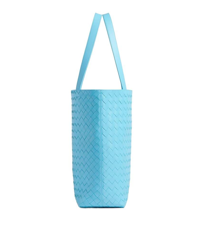 BOTTEGA VENETA Small Intreciato Handbag In Blue Product Image