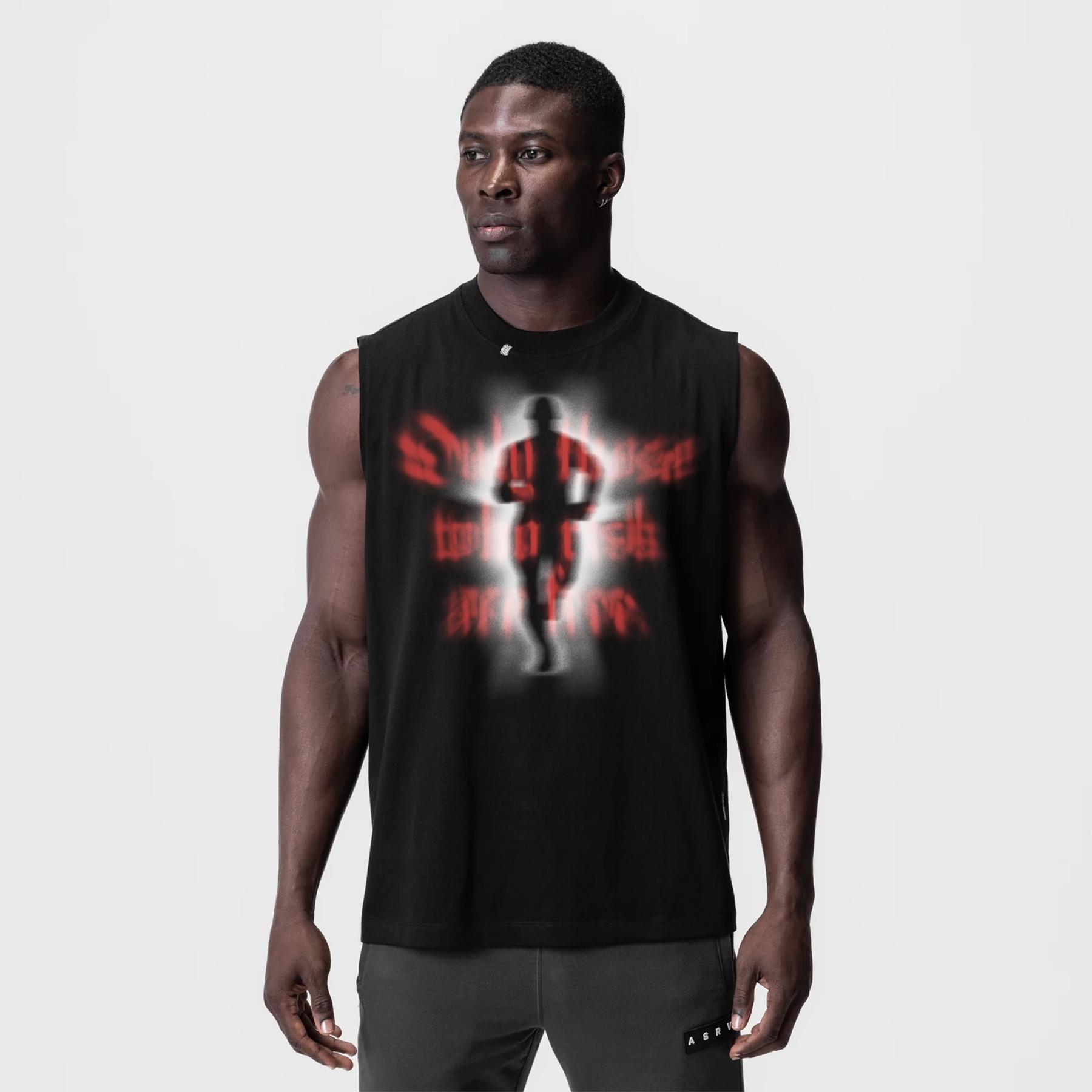 0807. Tech Essential™ Relaxed Cutoff - Black "Ghost Runner" Product Image