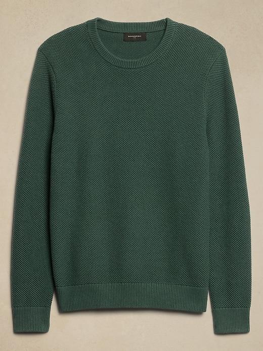 Tuck Stitch Pullover Sweater Product Image