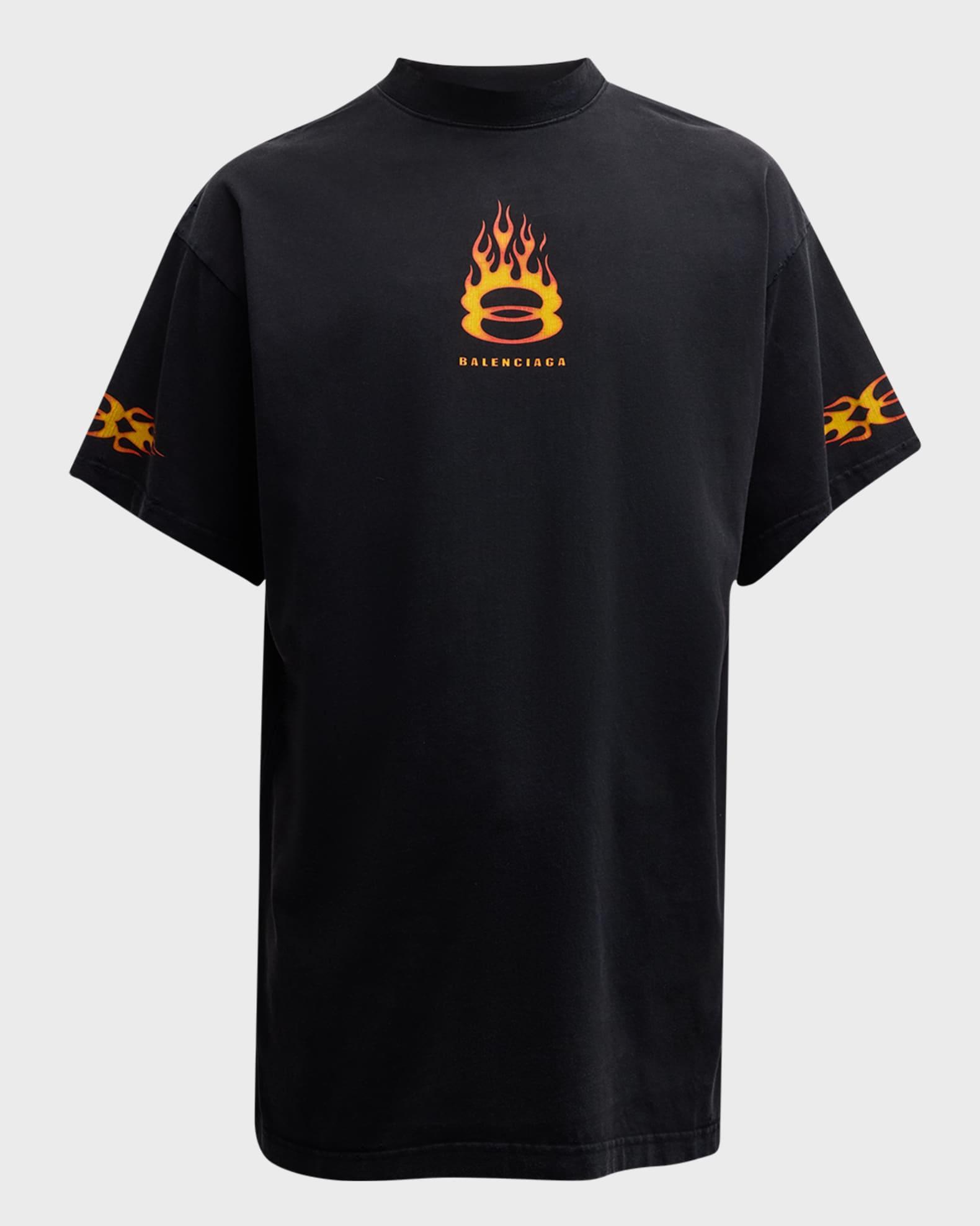 Men's Burning Unity Oversized T-Shirt Product Image