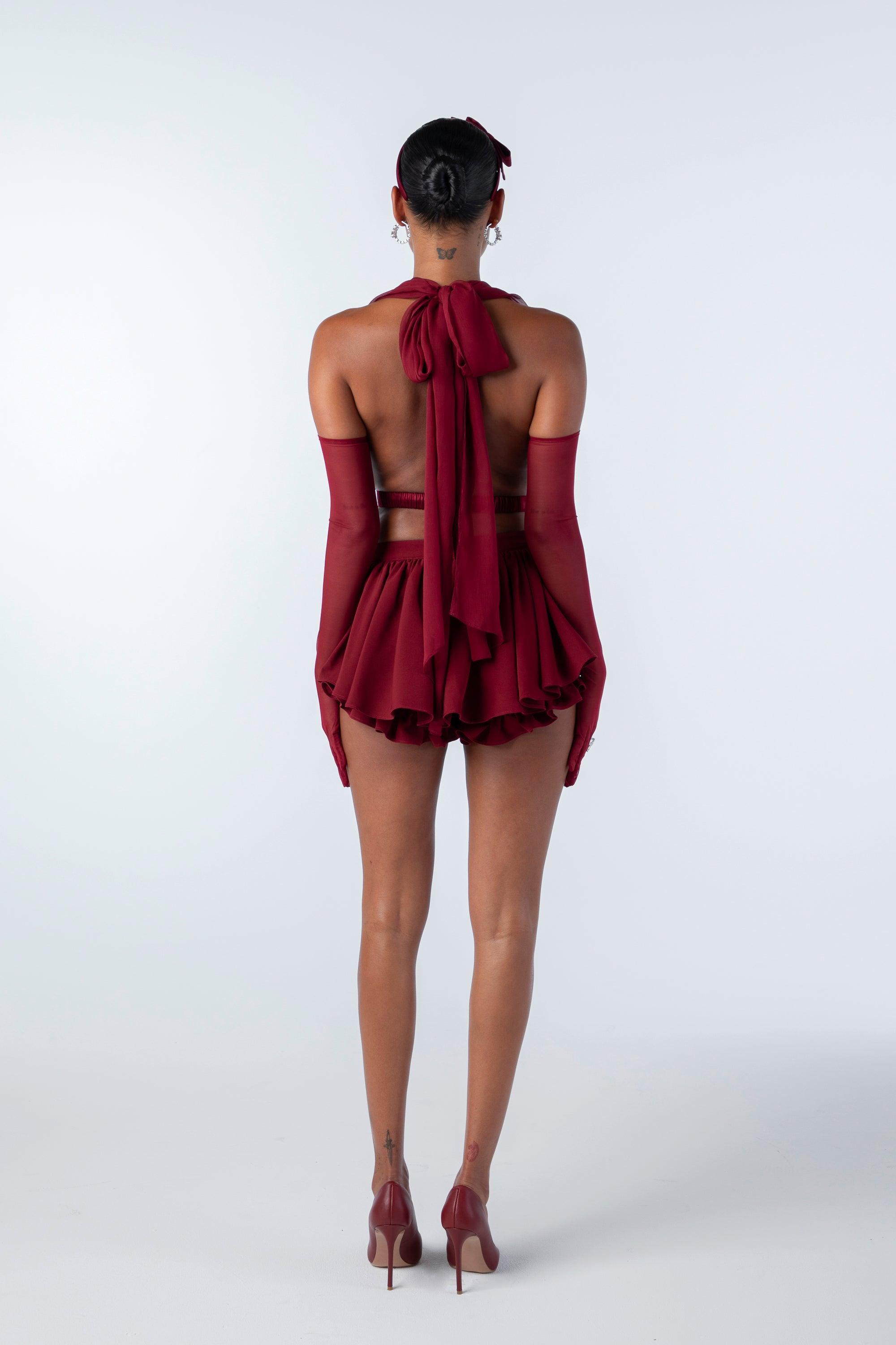 Giselle Top (Red) (Final Sale) Product Image