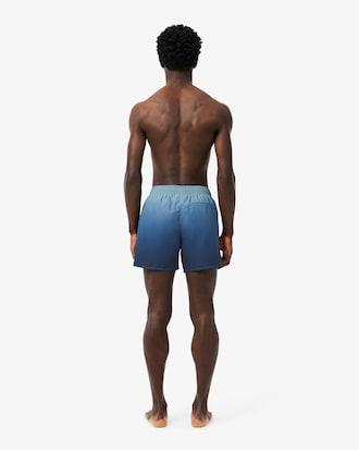 Short Ombré Print Swim Trunks Product Image