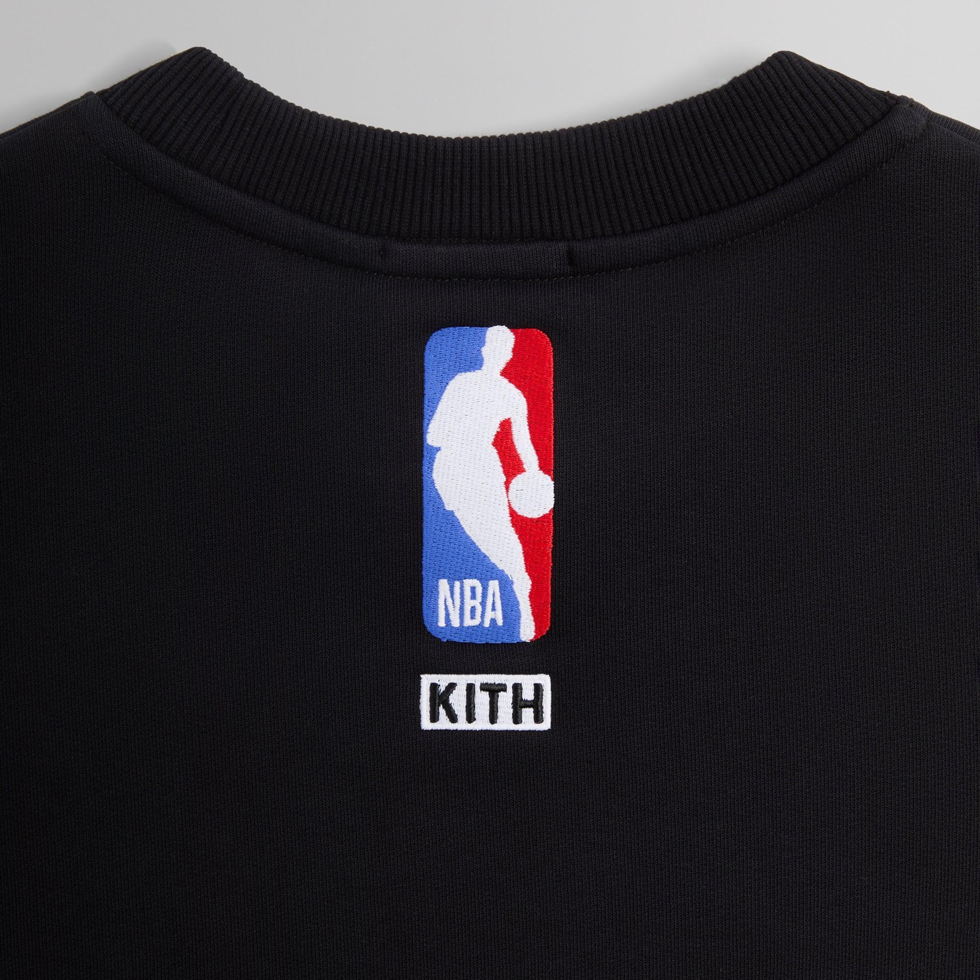 Kith for the New York Knicks Classic Vintage Nelson Crewneck - Black Male Product Image