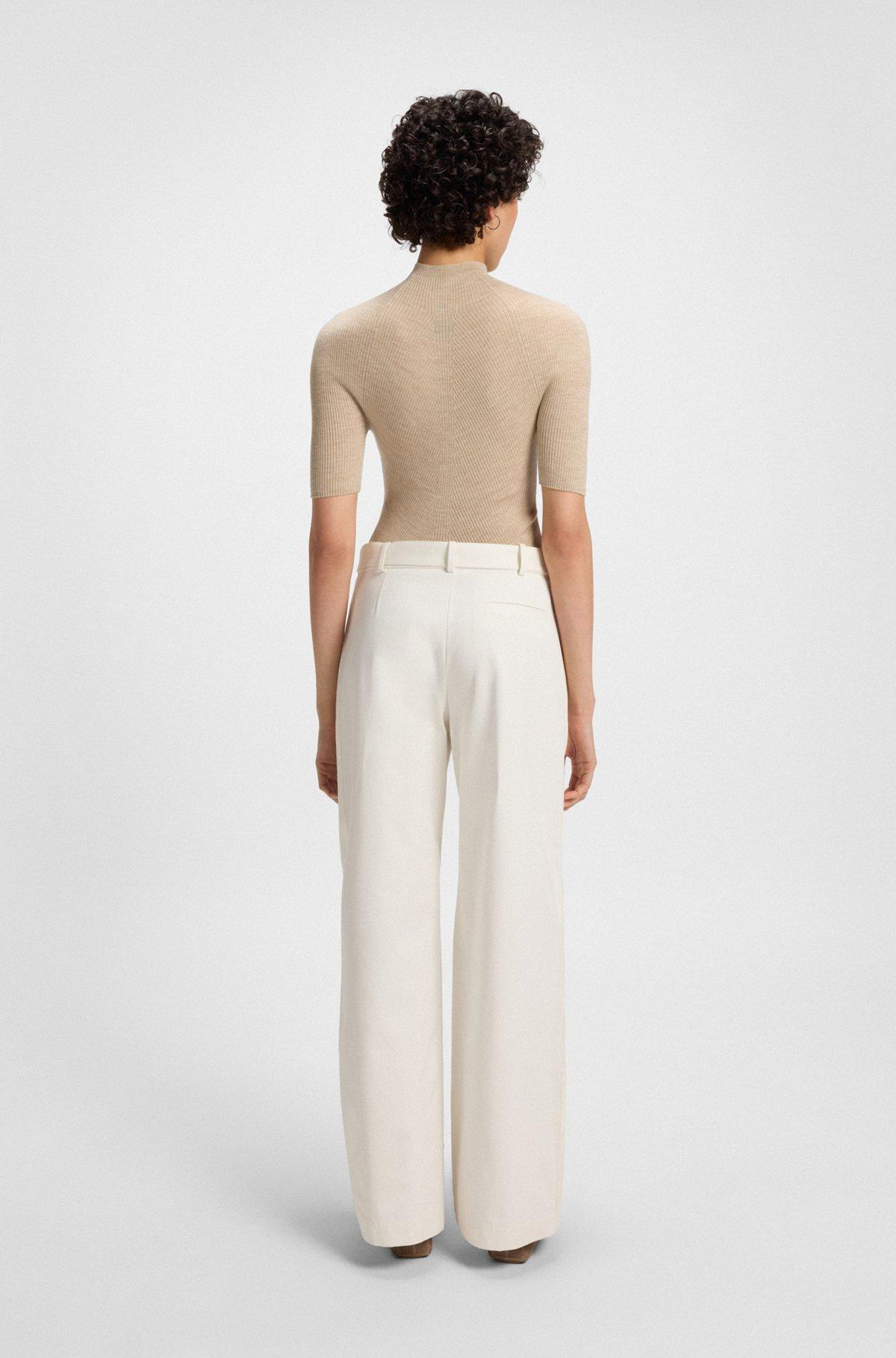 Relaxed-fit trousers in cotton canvas Product Image