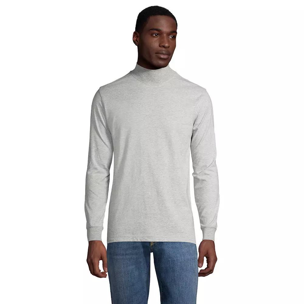 Big & Tall Lands' End Super-T Classic-Fit Mock Turtleneck, Men's,  Product Image