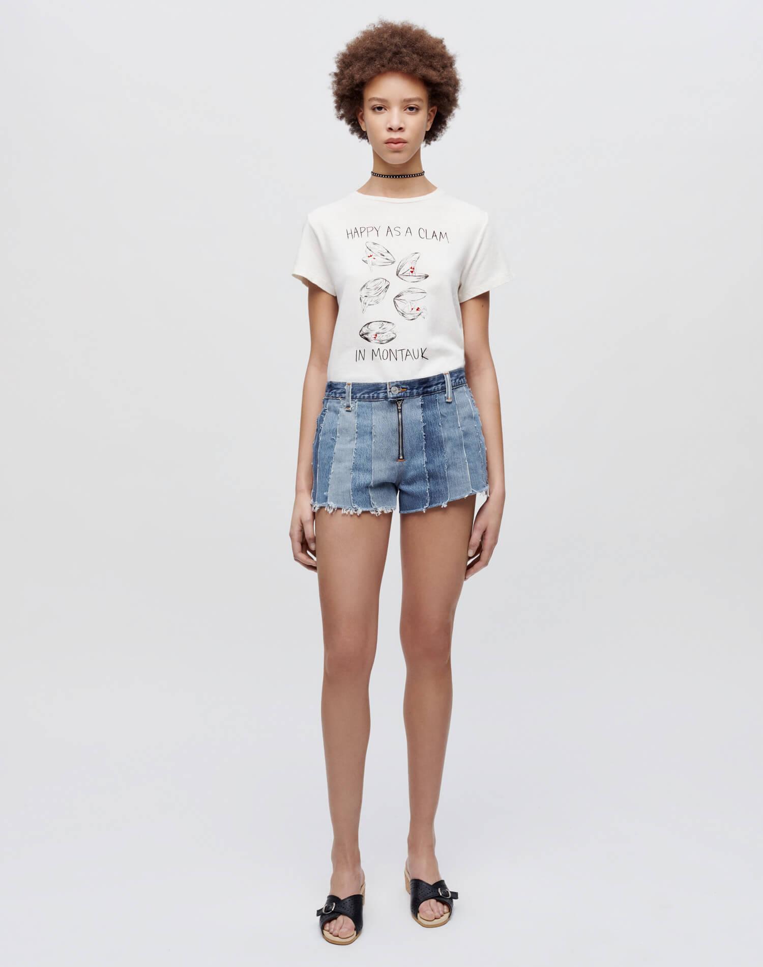 Levi's Stripped Short - Indigo Female Product Image