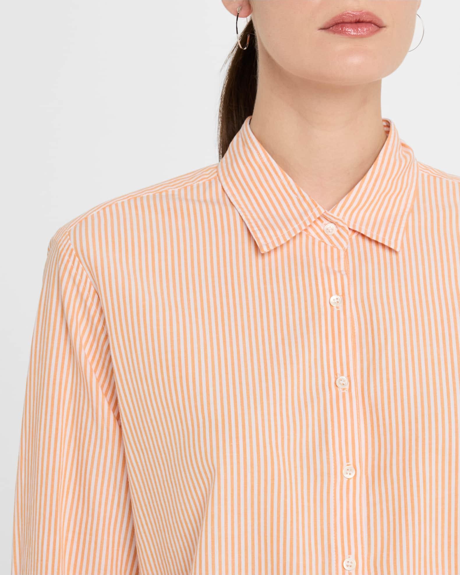 Beau Striped Button-Down Cotton Shirt Product Image