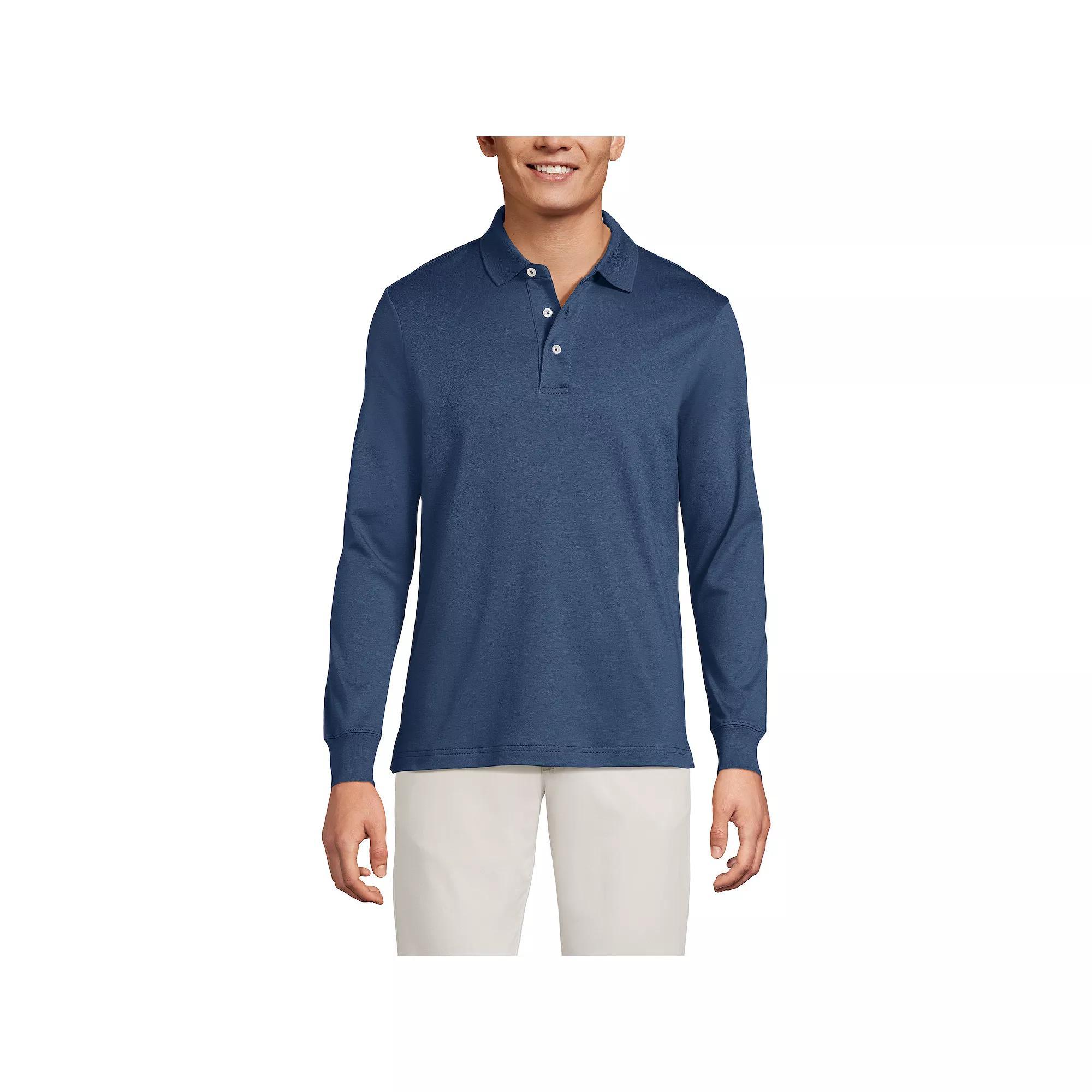 Men's Lands' End Soft Supima Polo,  Product Image