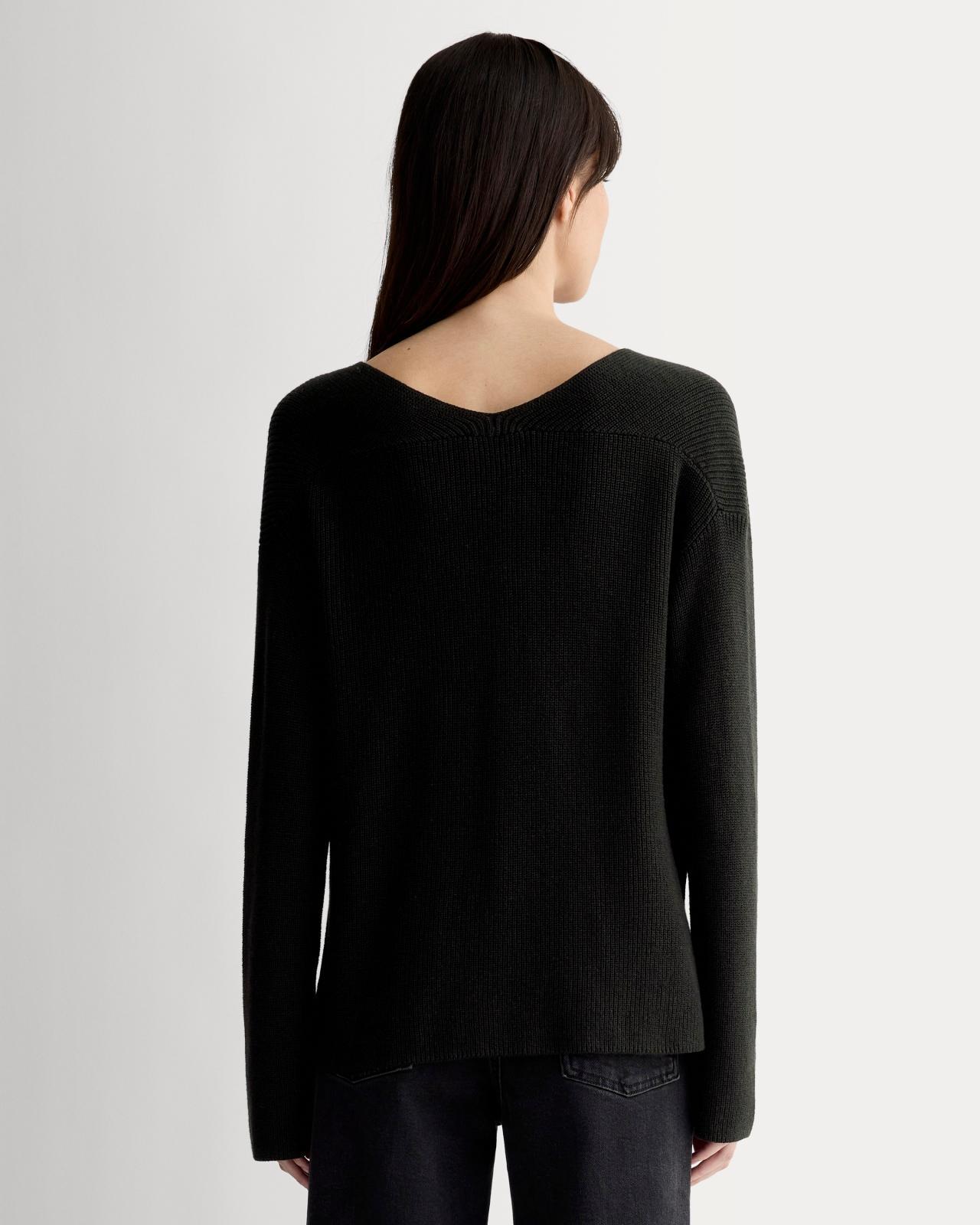 Womens Slouchy V-Neck in Everyday Cotton T-Shirt by Everlane Product Image