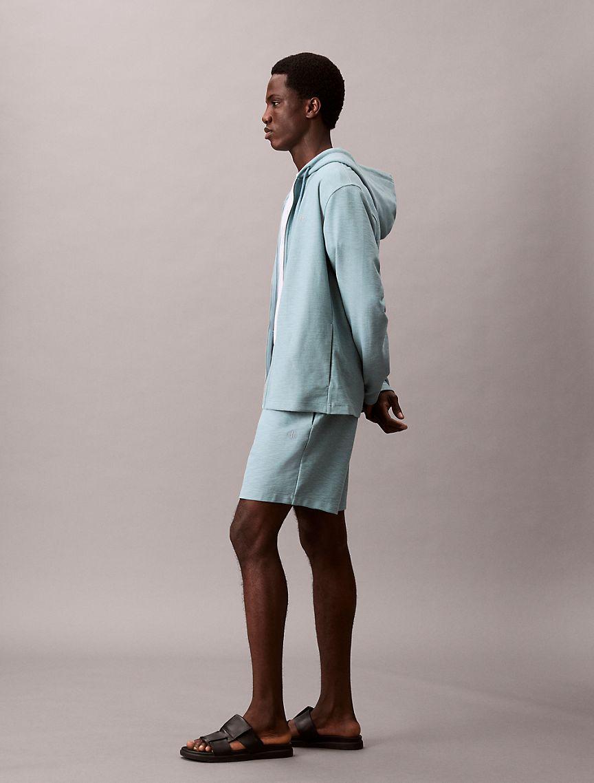 Cotton Blend Boucle Pull-On Shorts  Product Image