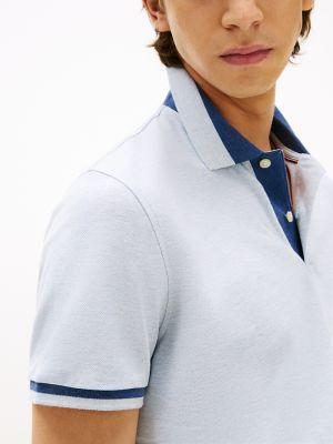 Regular Fit Two-Tone Collar Polo Product Image