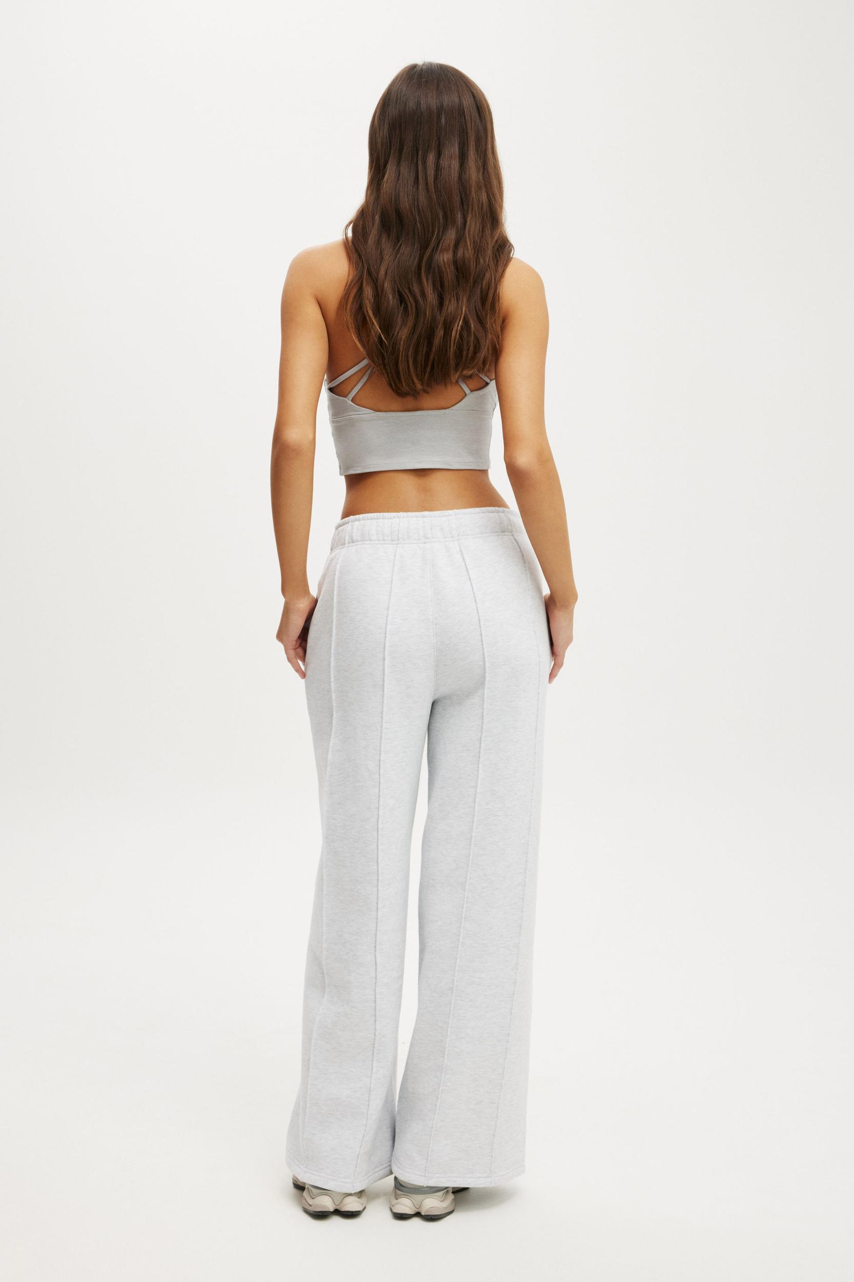Plush Wide Leg Pintuck Trackpant Product Image
