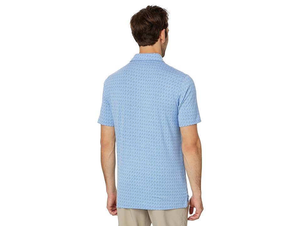 tasc Performance Cloud Polo - Droplets (Polar Heather Droplets) Men's Clothing Product Image