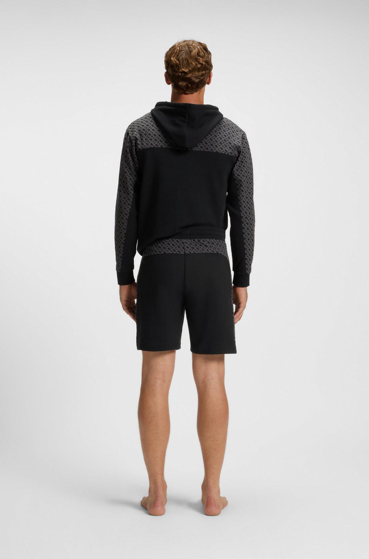  shorts with monogram-pattern panels Product Image