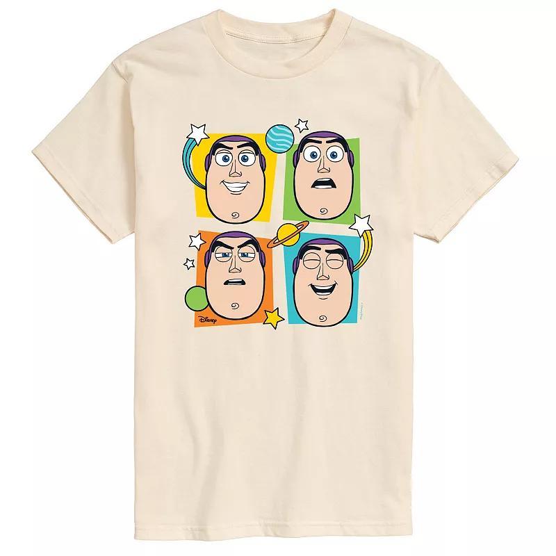 Disney / Pixars Toy Story 4 Mens Buzz Grid Graphic Tee Product Image