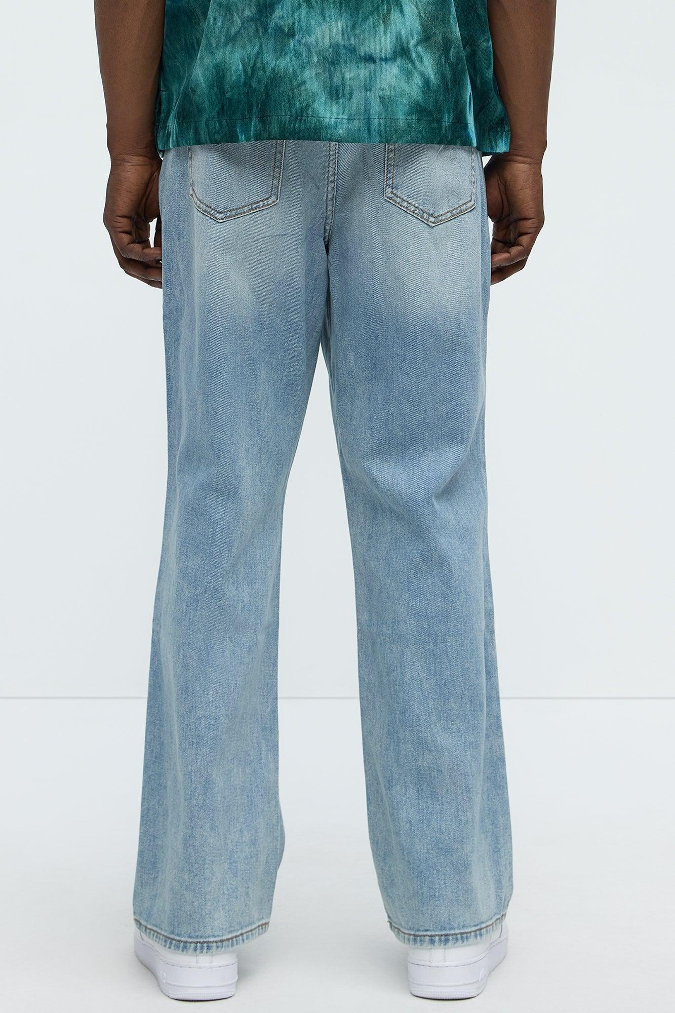 Bellevue Straight Jeans - Light Blue Wash Product Image