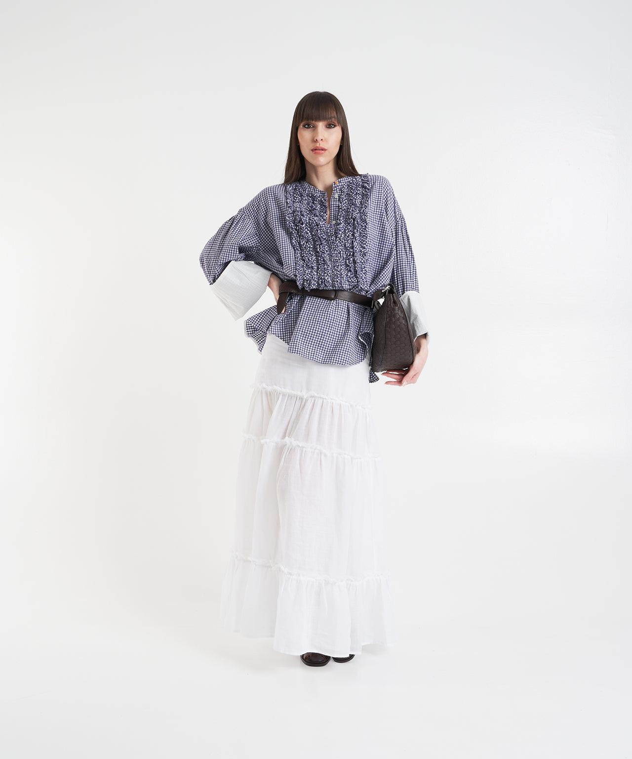 Ramie maxi skirt Product Image