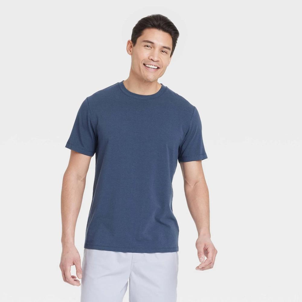 Mens Comfort Wear T-Shirt - Goodfellow & Co Navy Blue Product Image