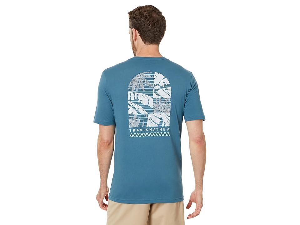 TravisMathew Best Behavior (Dark Teal) Men's Short Sleeve Knit Product Image