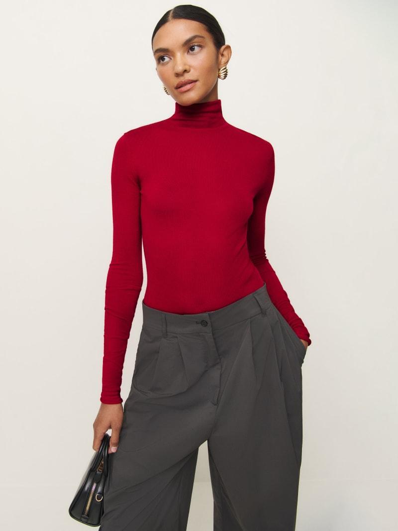 Faith Regenerative Merino Fitted Turtleneck Product Image