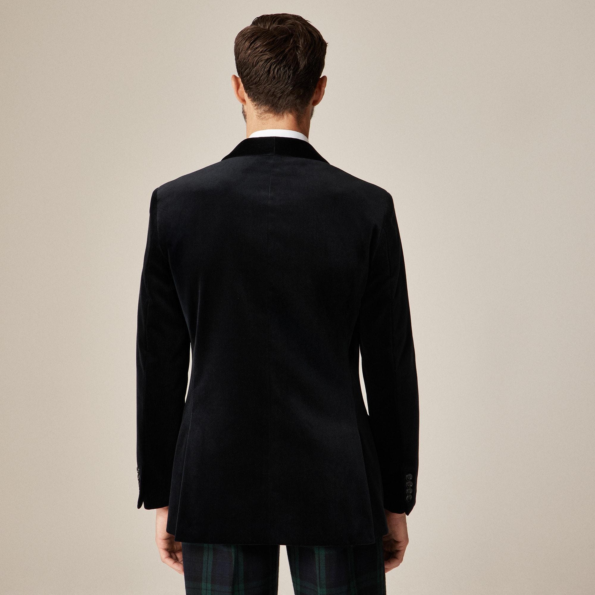 Shawl-collar dinner jacket in velvet Product Image