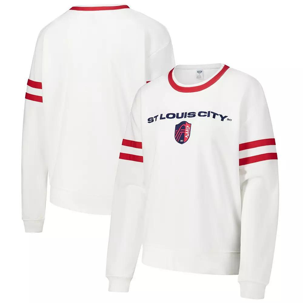 Women's Concepts Sport White St. Louis City SC Borough Long Sleeve T-Shirt,  Product Image