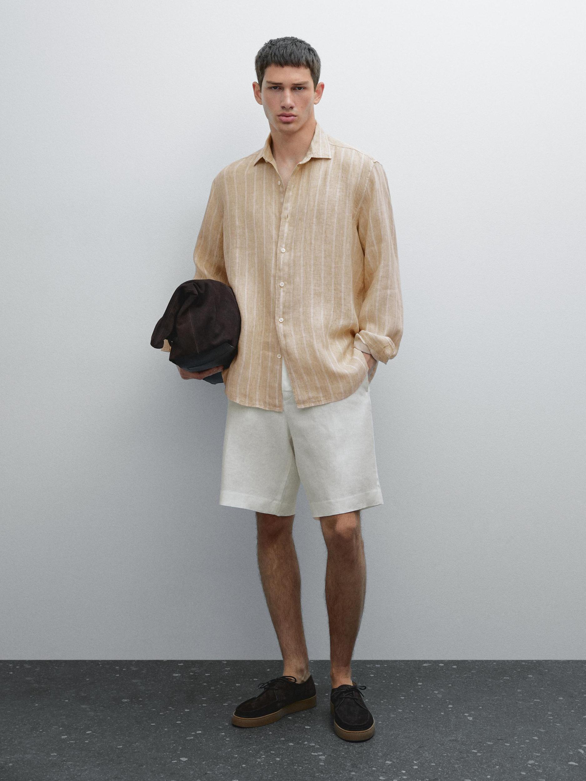 Regular fit double-stripe shirt Product Image