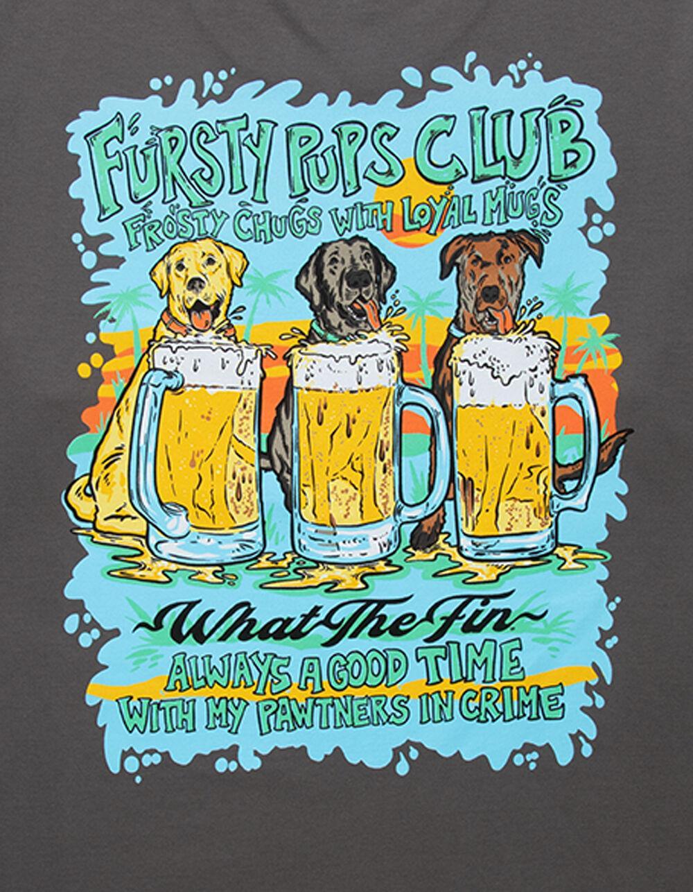 WHAT THE FIN Fursty Pups Mens Tee Product Image