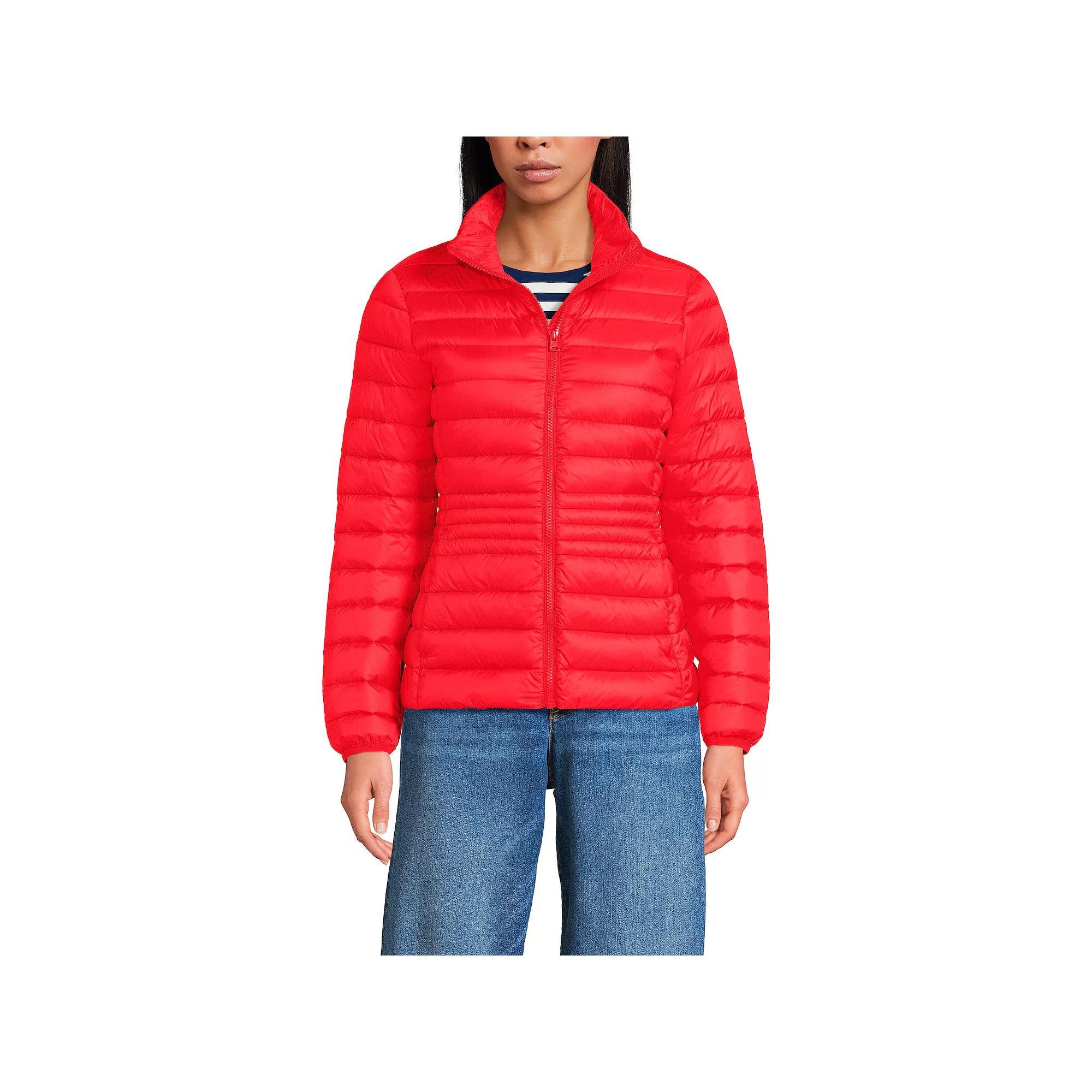 Women's Lands' End Wanderweight Midweight Down Jacket,  Product Image