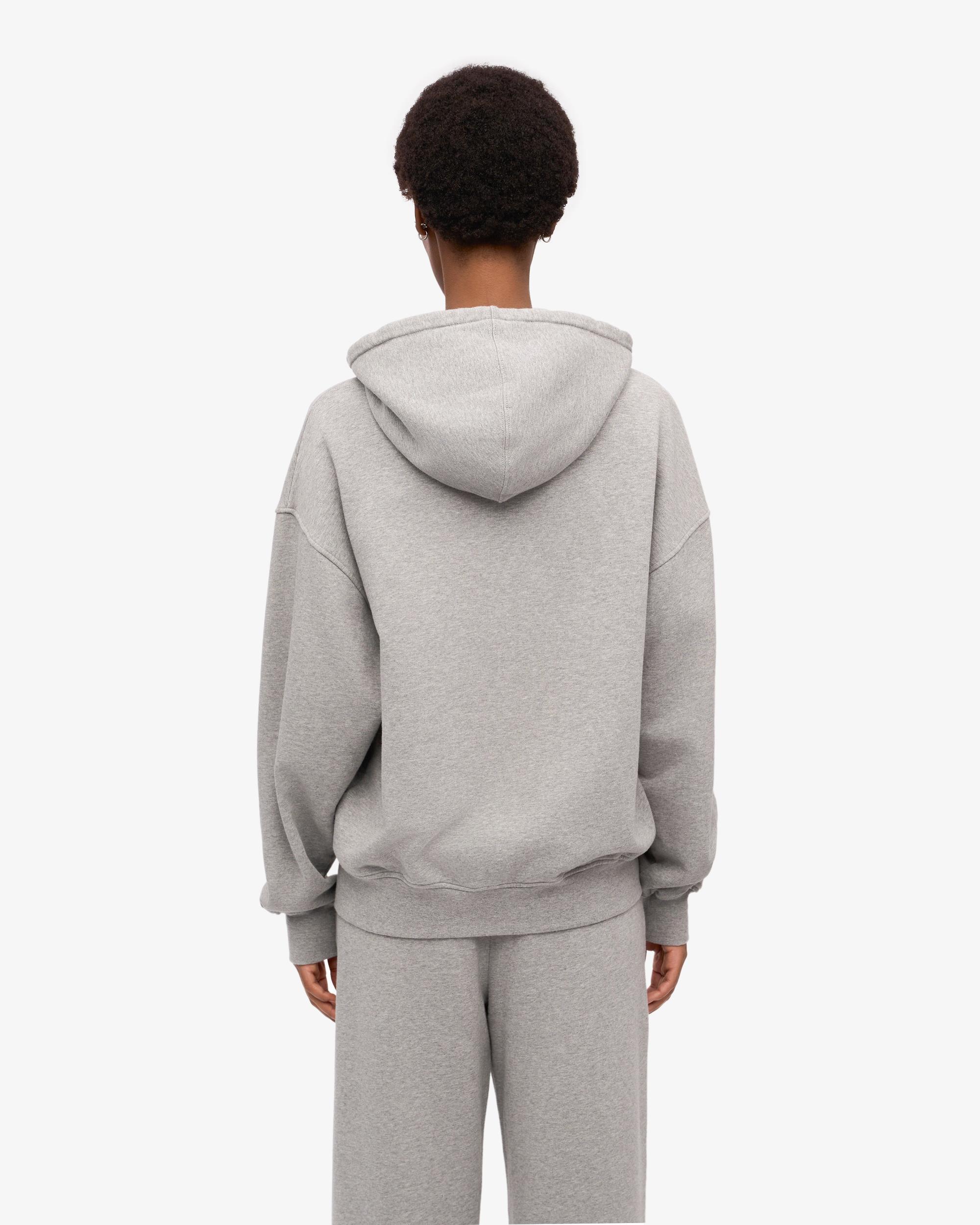 Organic Oversized Zip Hood - Navy Blue Product Image