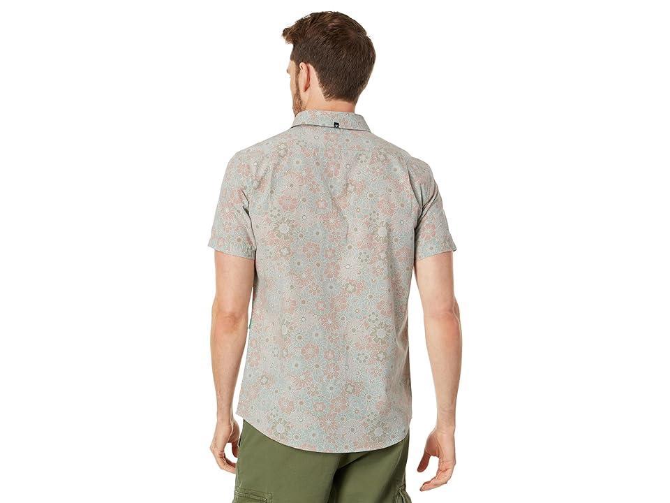 VISSLA Far Out Eco Short Sleeve Woven (Jade) Men's Clothing Product Image