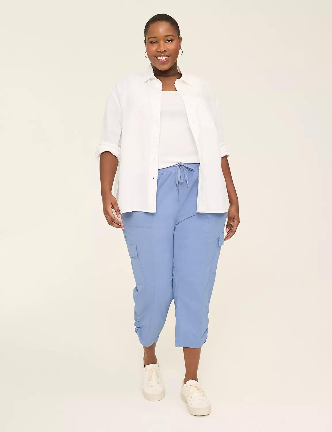 Gauze Button-Down Top Product Image