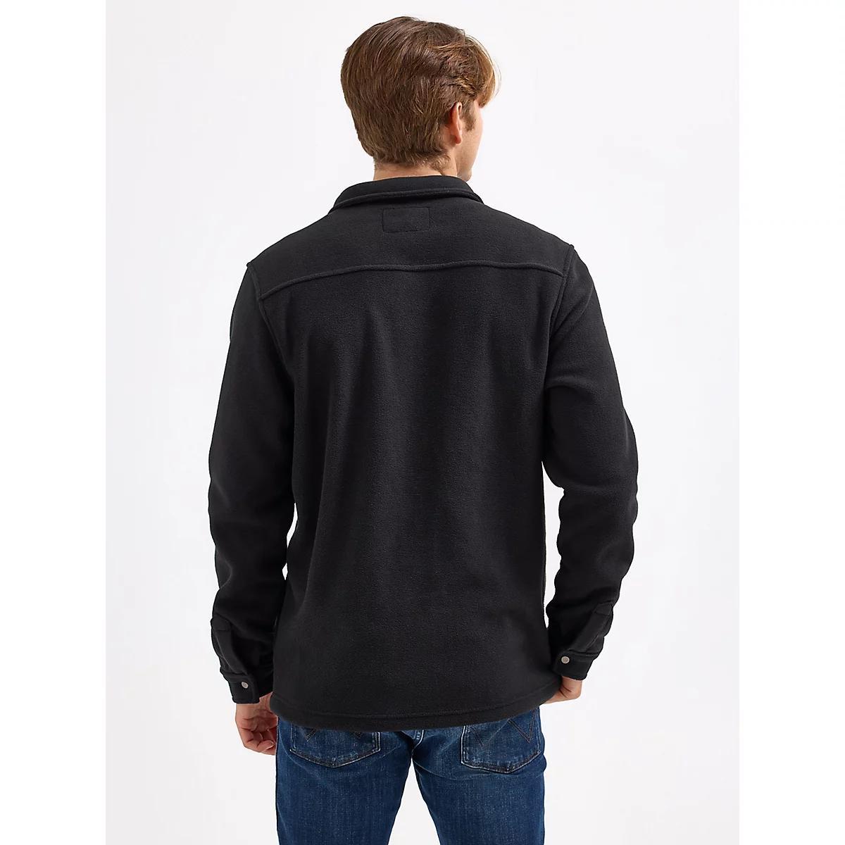 Men's Wrangler Collegiate Fleece Western Snap Jacket | Men's JACKETS & OUTERWEAR | Wrangler® Product Image