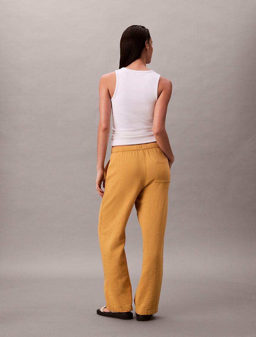 Double Gauze Pull-On Pants Product Image