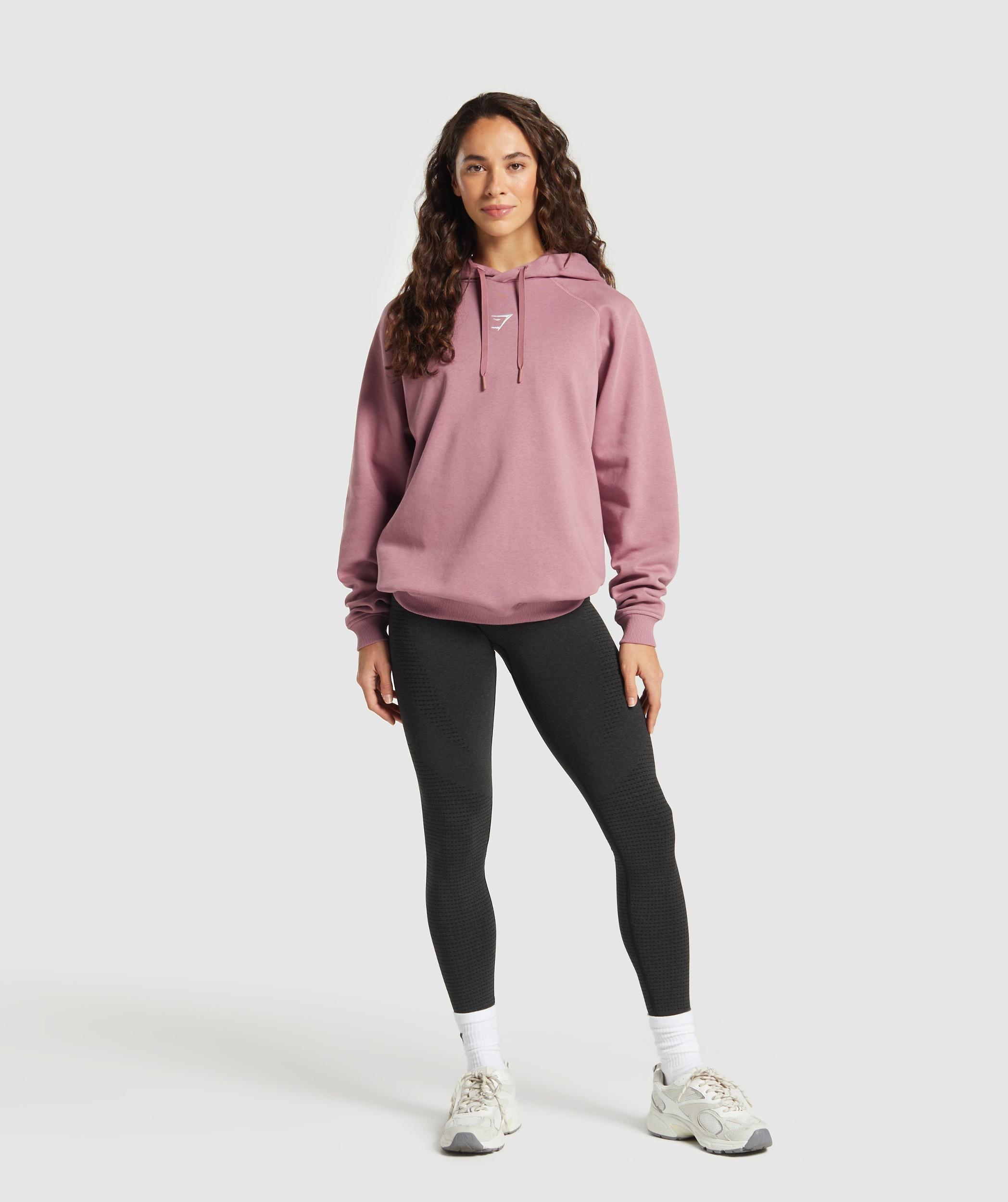 Gymshark Training Oversized Fleece Hoodie - Calm Pink Female Product Image