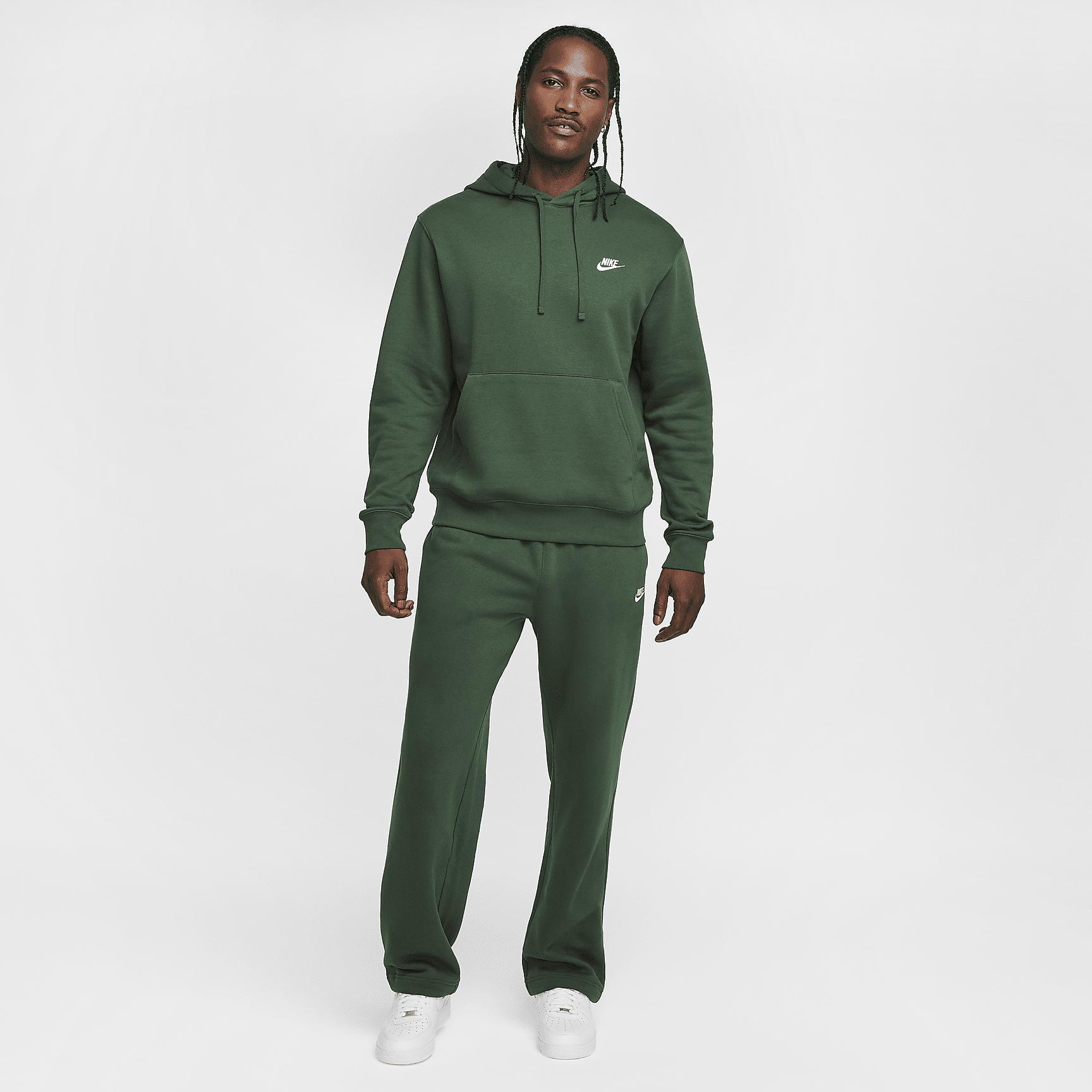 Mens Nike Sportswear Club Fleece Pullover Hoodie | BV2654-323 Product Image