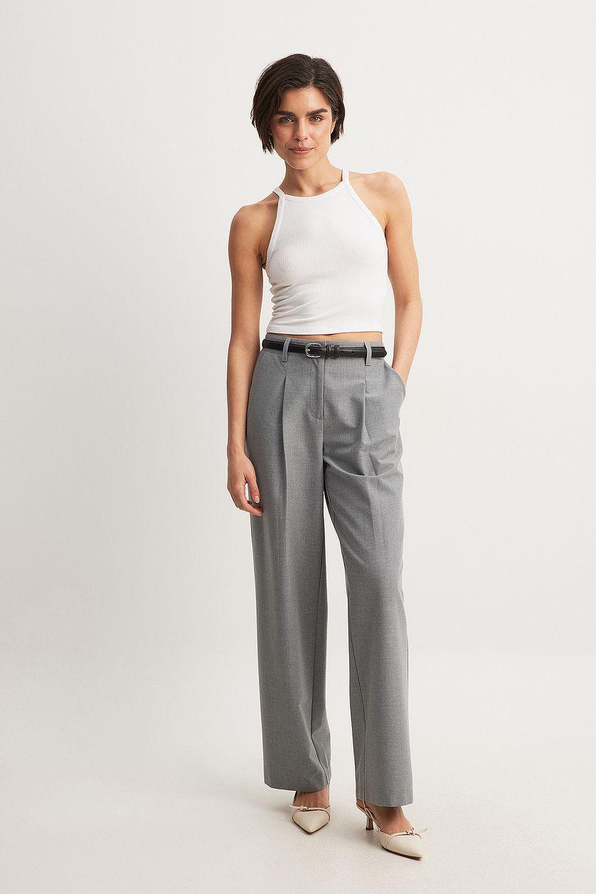 High Neck Crop Singlet Product Image