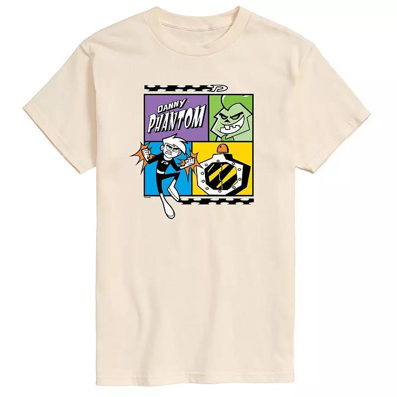 Men's Danny Phantom Grid Graphic Tee, Size: XL, Ivory Product Image