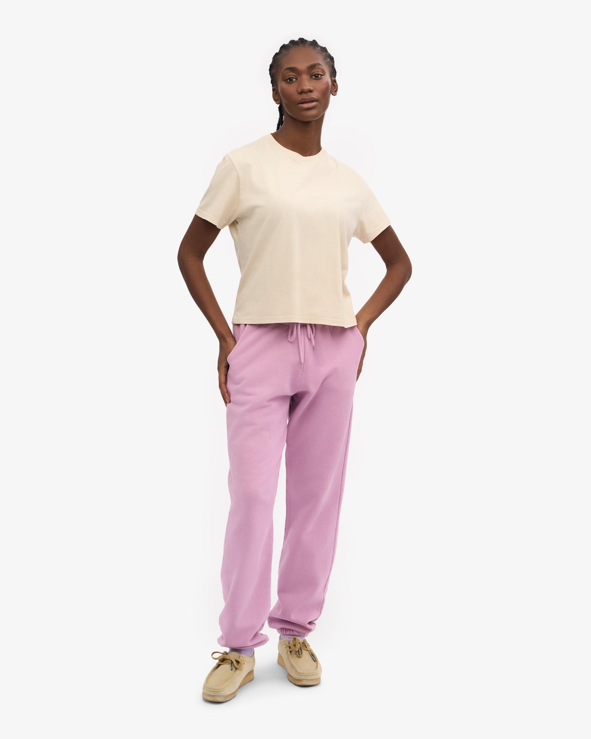 Organic Boxy Crop Tee - Ivory White Product Image