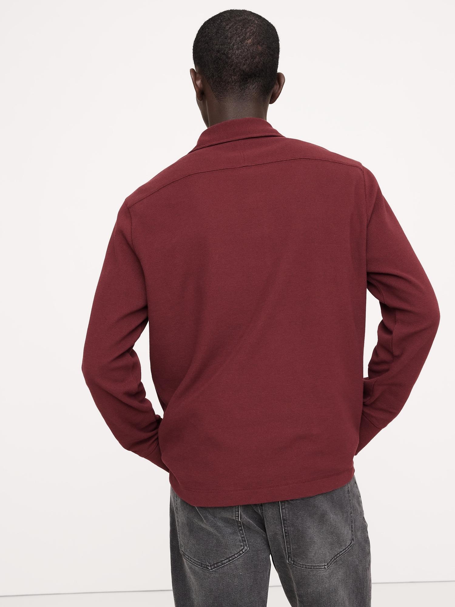 Waffle-Knit Polo Product Image