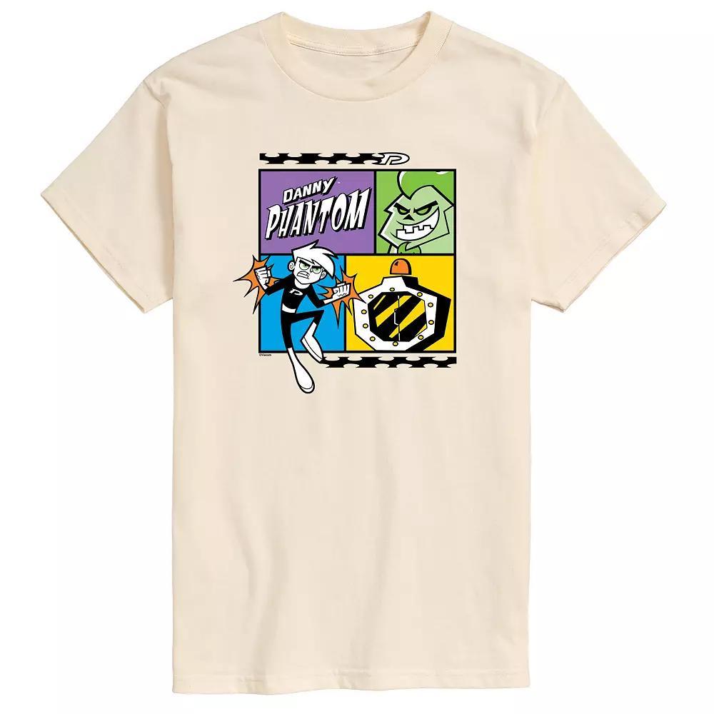 Men's Danny Phantom Grid Graphic Tee, Size: XL, Ivory Product Image