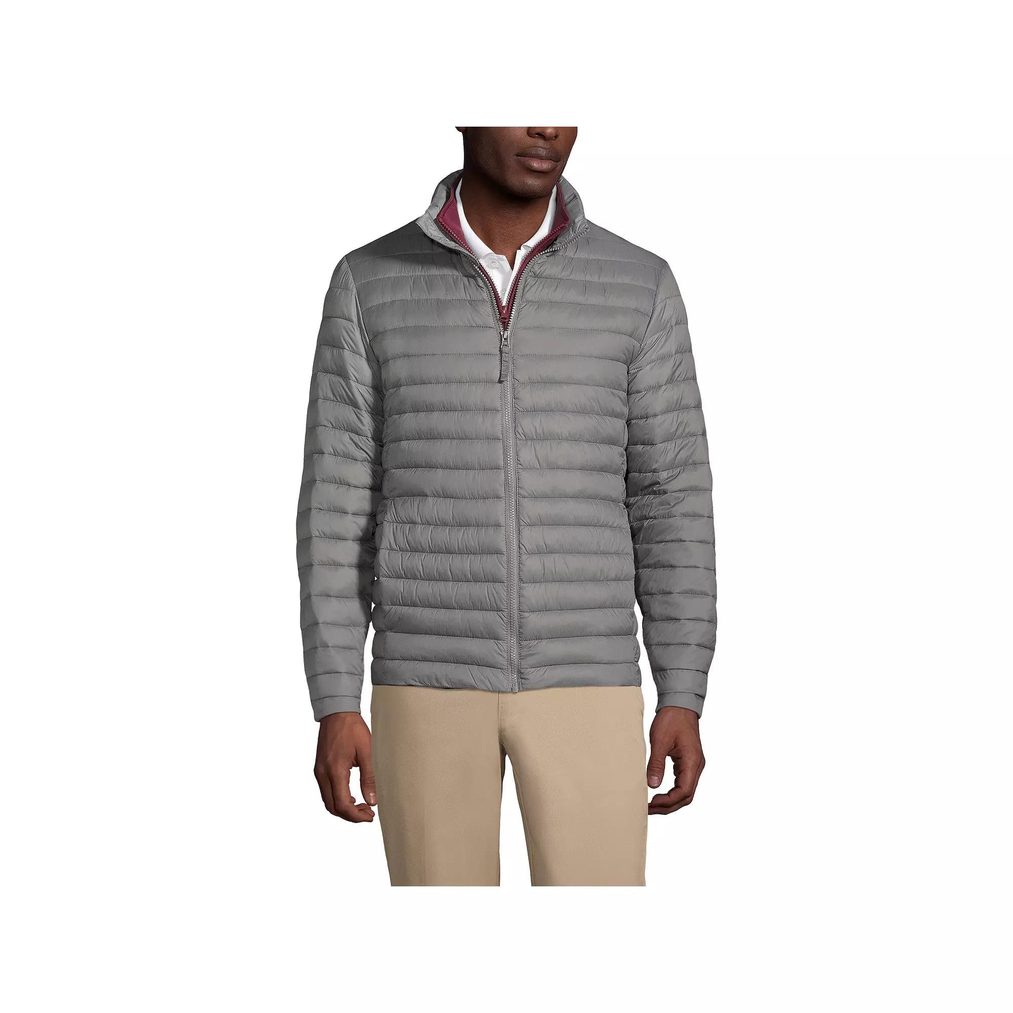 Men's Lands' End School Uniform ThermoPlume Jacket,  Product Image