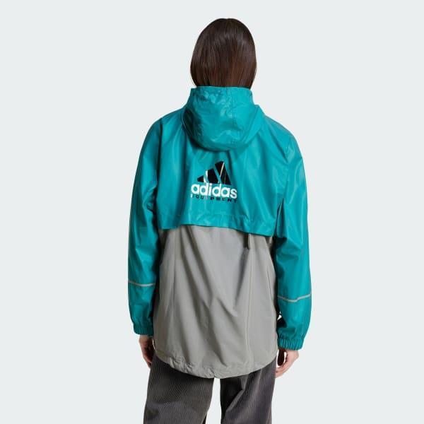 adidas Equipment Windbreaker Equipment Green XS Mens Product Image