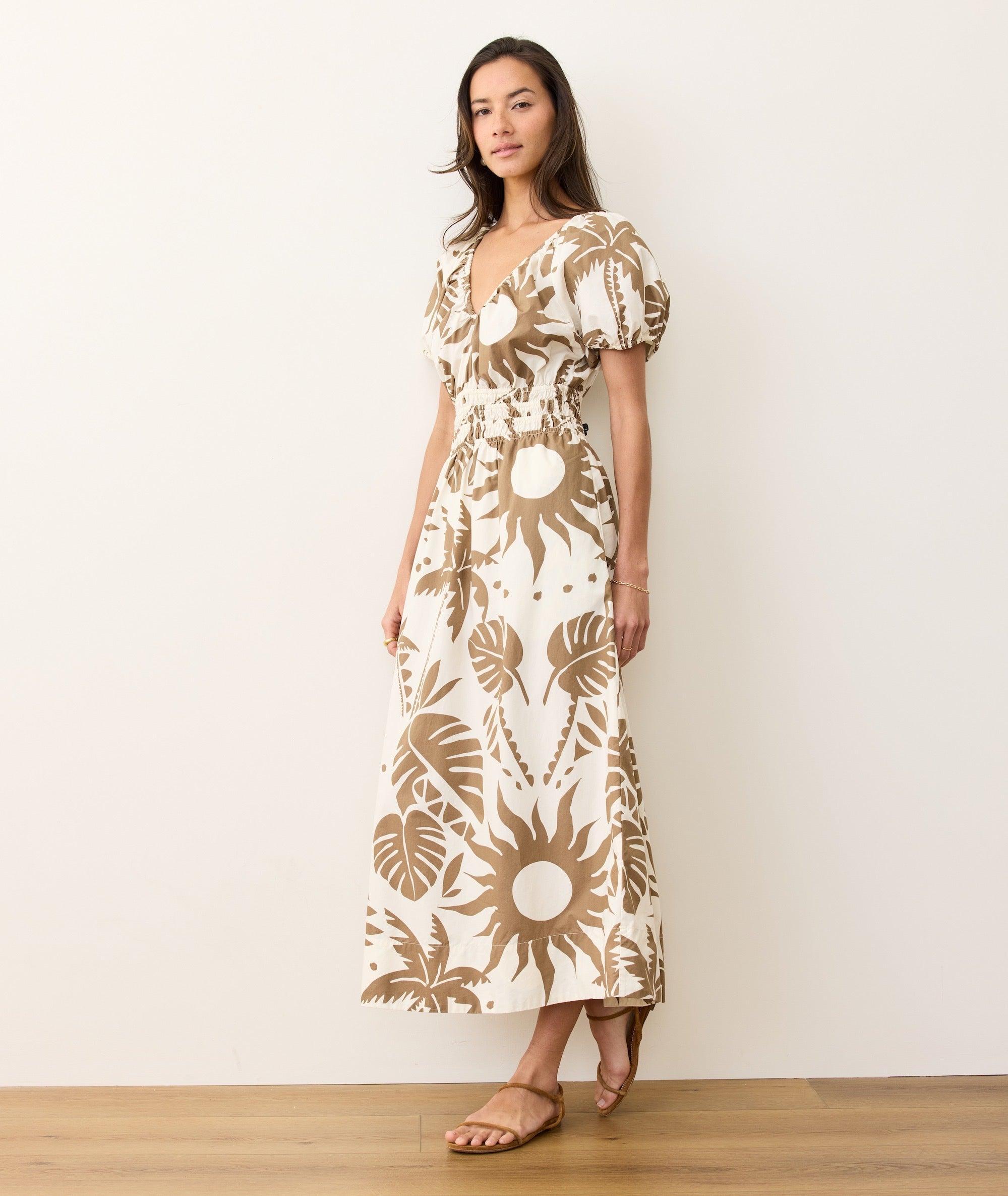 Emery Poplin Midi Dress Product Image