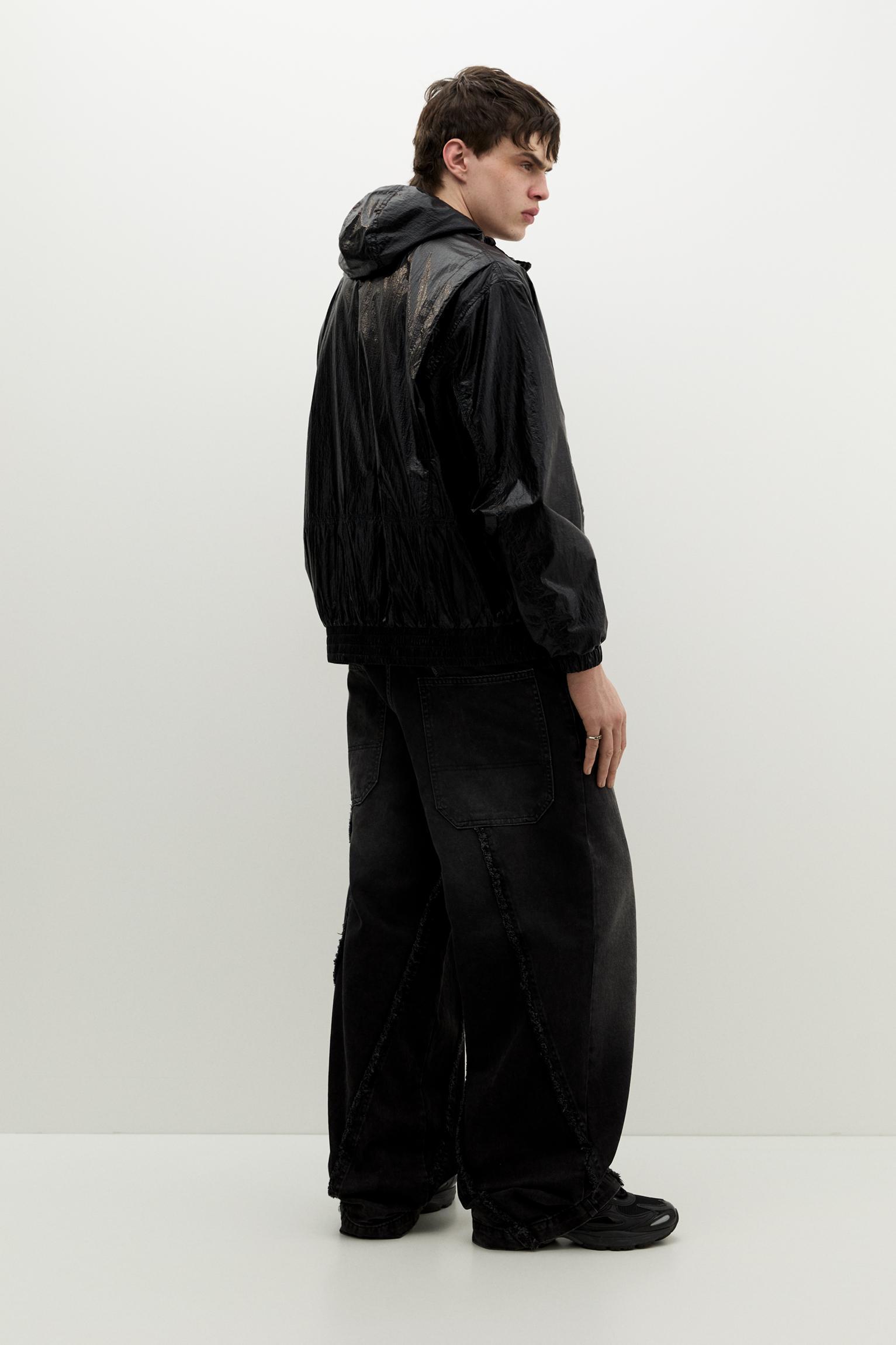 Shiny hooded jacket Product Image