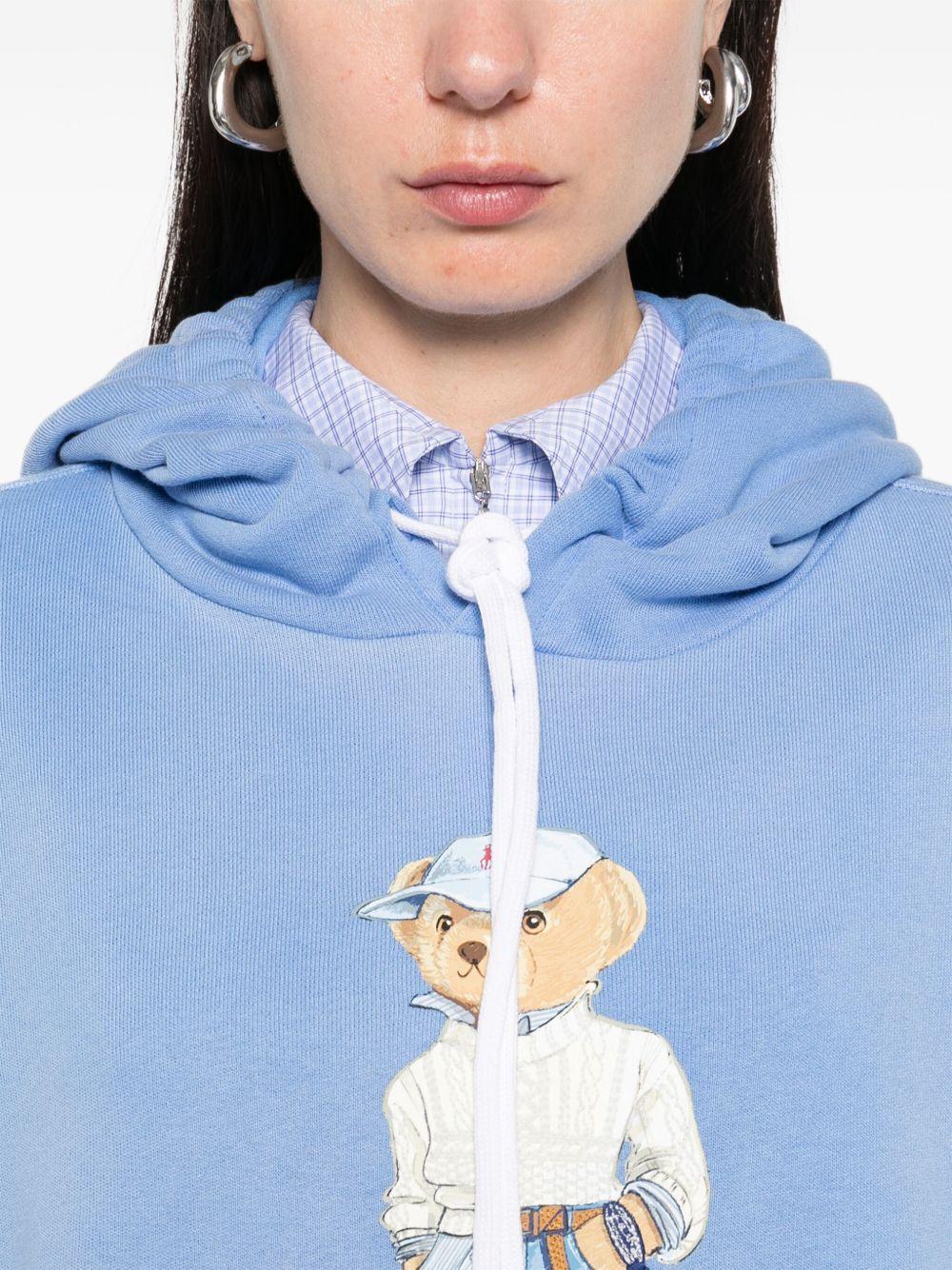 Polo Bear fleece hoodie Product Image