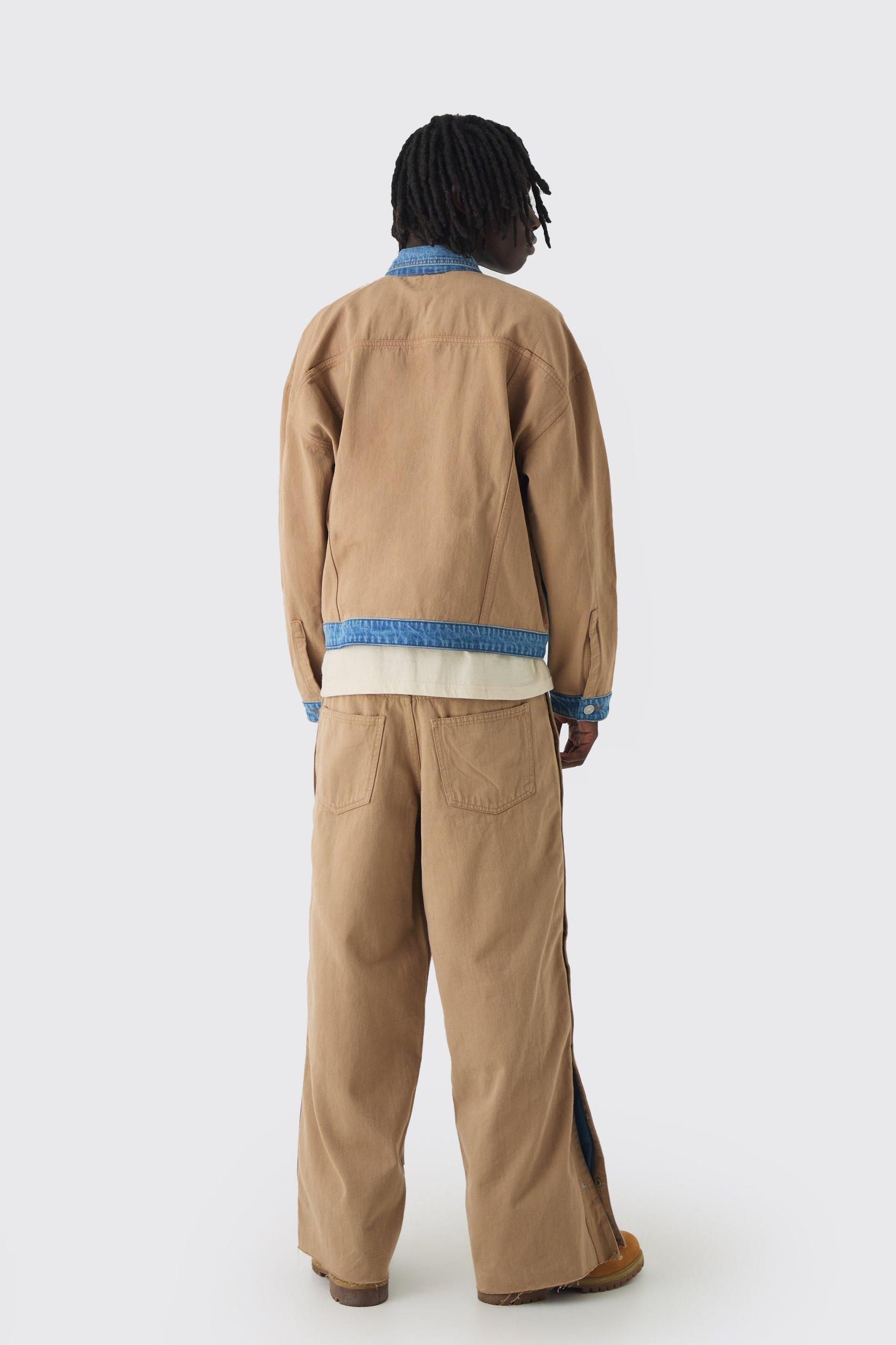 Extreme Baggy Rigid Double Layered Jeans | boohooMAN USA Product Image