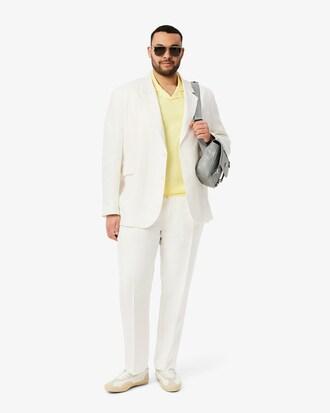 Regular Fit Linen Suit Pants Product Image
